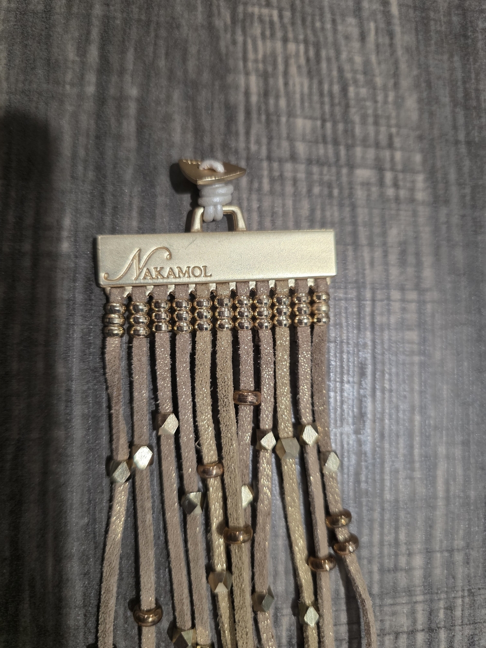 Nakamol Gold-Tone Fringe Tassel Necklace Accent